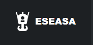 A black background with the word eseas in it.